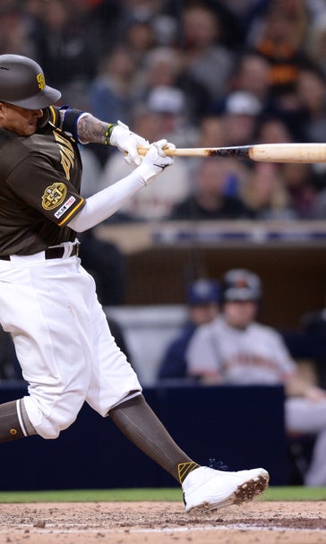 Machado gets first 2 hits with Padres in 4-1 win over Giants